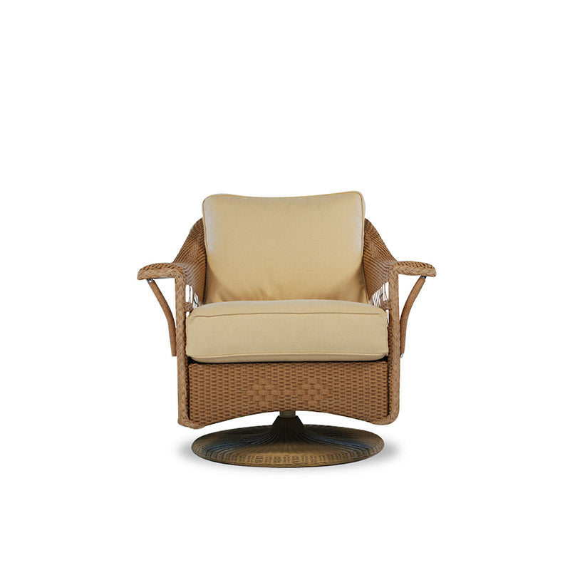 Lloyd Flanders Nantucket Wicker Swivel Glider Lounge Chair