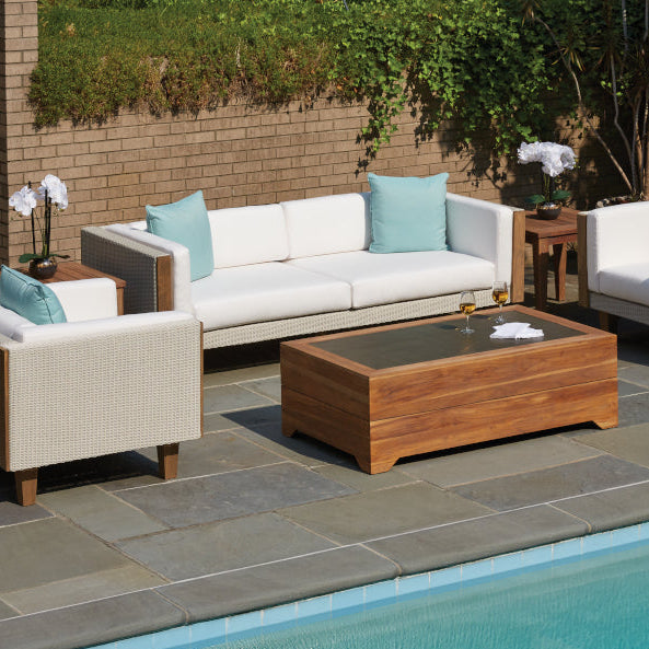 Lloyd Flanders Catalina Wicker Outdoor Sofa