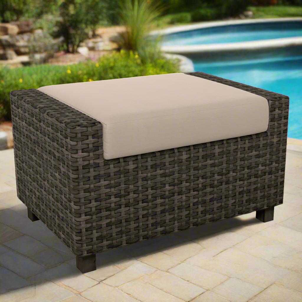 Forever Patio Edgewater Rectangular Ottoman by NorthCape International
