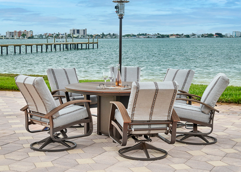 Telescope Casual Belle Isle Cushion Swivel Rocker