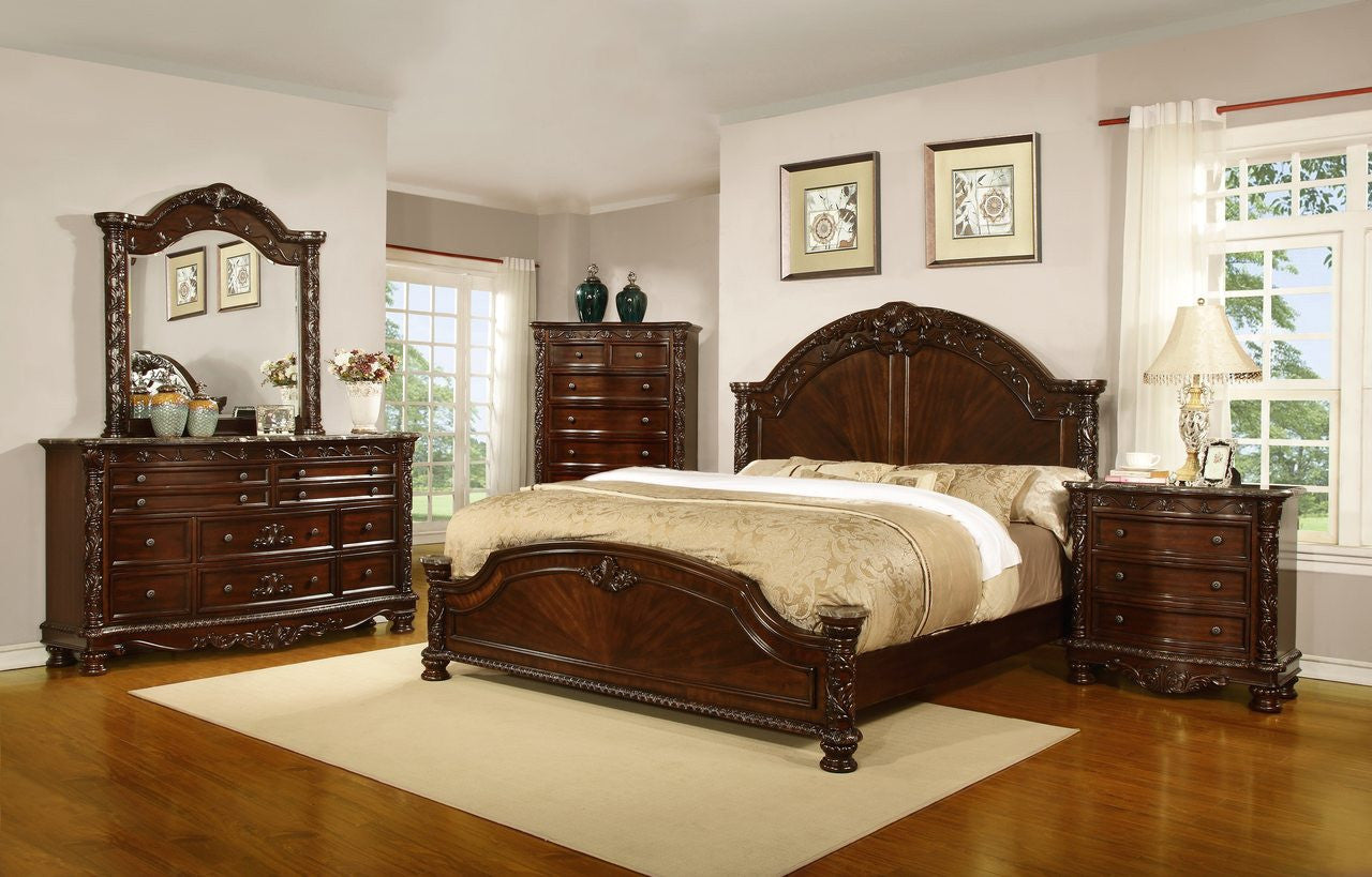 Oasis Home Patterson 5 Piece California King Poster Bedroom Set