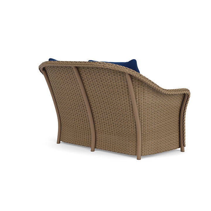 Lloyd Flanders Weekend Retreat Wicker Outdoor Loveseat