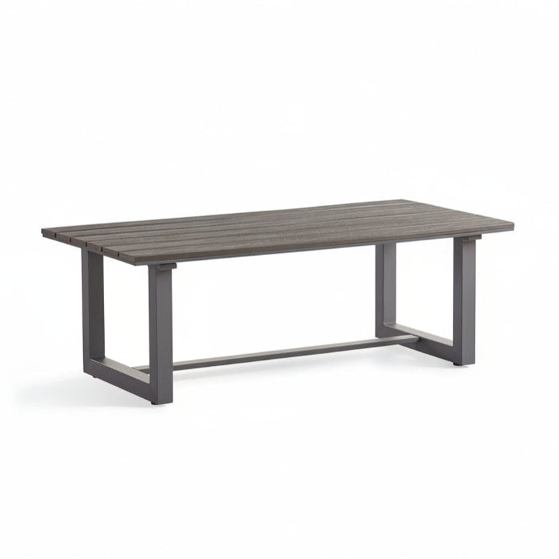South Sea Rattan Kingston Aluminum Outdoor Rectangular Coffee Table