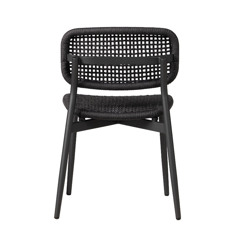 Lloyd Flanders Elba All-Aluminum Frame Armless Dining Chair (Set of 4)