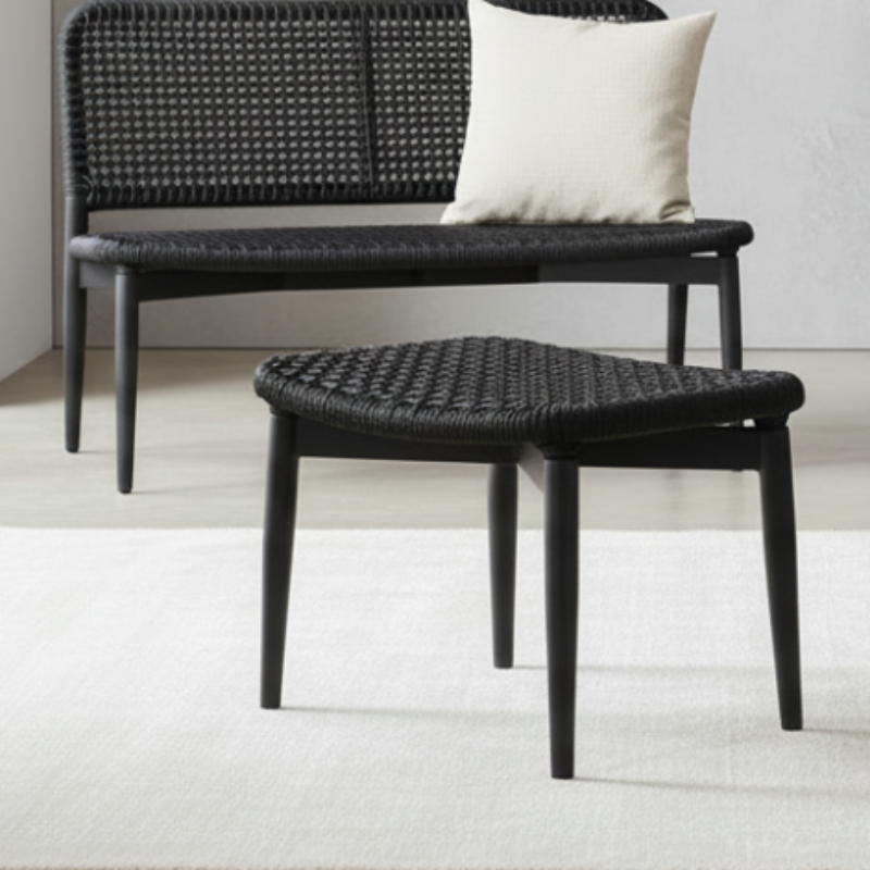 Lloyd Flanders Elba All-Aluminum Frame Ottoman