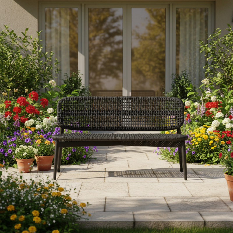 Lloyd Flanders Elba All-Aluminum Frame Loveseat