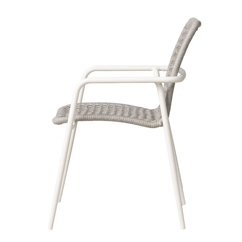 Lloyd Flanders Burano All-Aluminum Frame Dining Armchair (Set of 4)