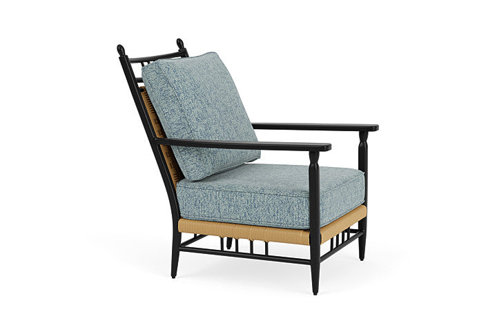 Lloyd Flanders Low Country Woven Vinyl Outdoor Lounge Chair