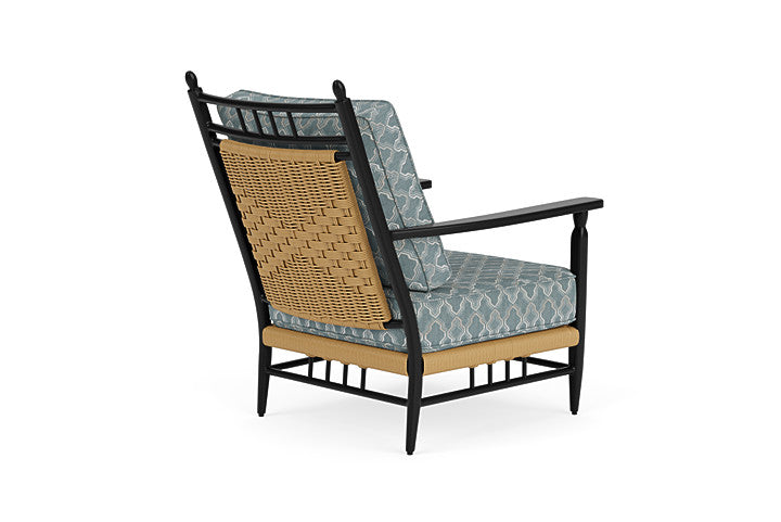 Lloyd Flanders Low Country Woven Vinyl Outdoor Lounge Chair