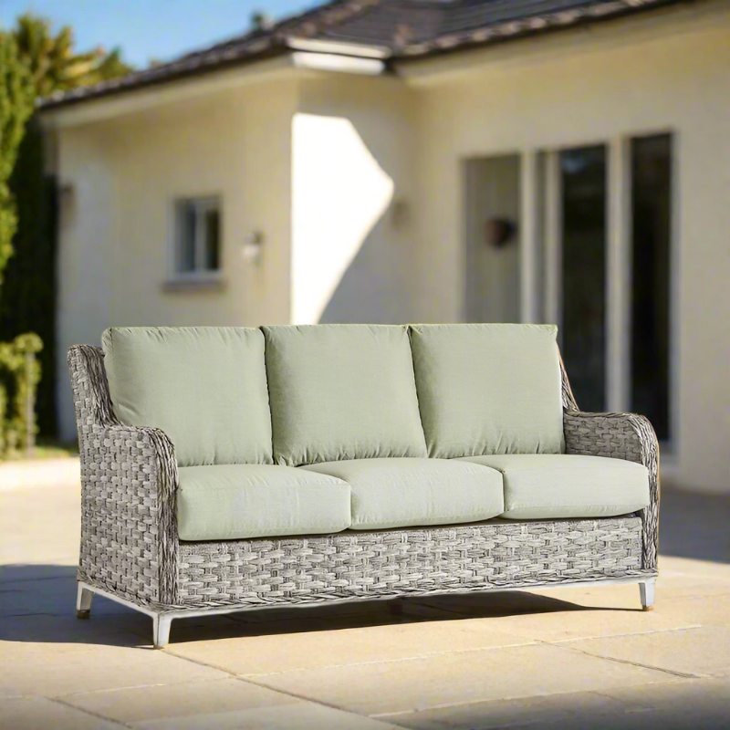 South Sea Rattan Grand Isle Wicker Outdoor Sofa
