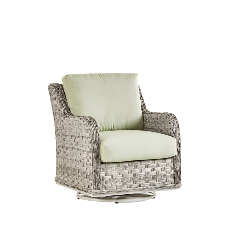 South Sea Rattan Grand Isle Resin Wicker Outdoor Swivel Glider