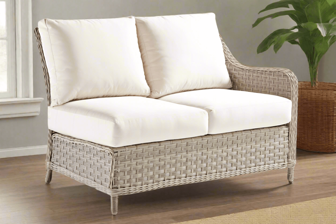 South Sea Rattan Mayfair Right Arm Loveseat