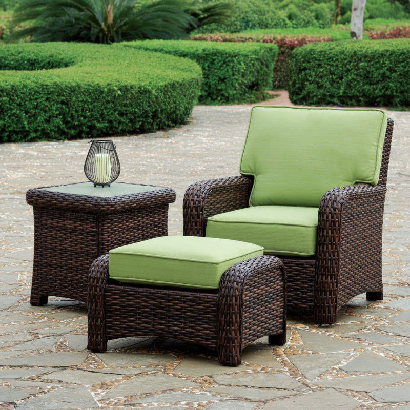 South Sea Rattan Saint Tropez Wicker Outdoor Ottoman