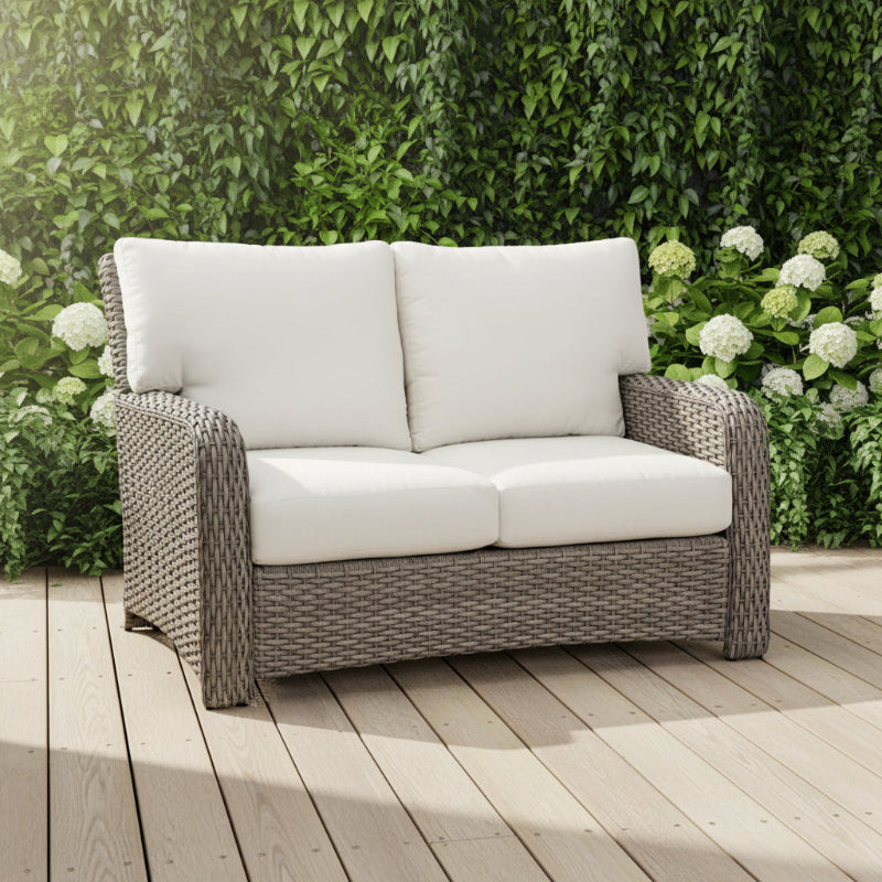 South Sea Rattan Saint Tropez Wicker Outdoor Loveseat