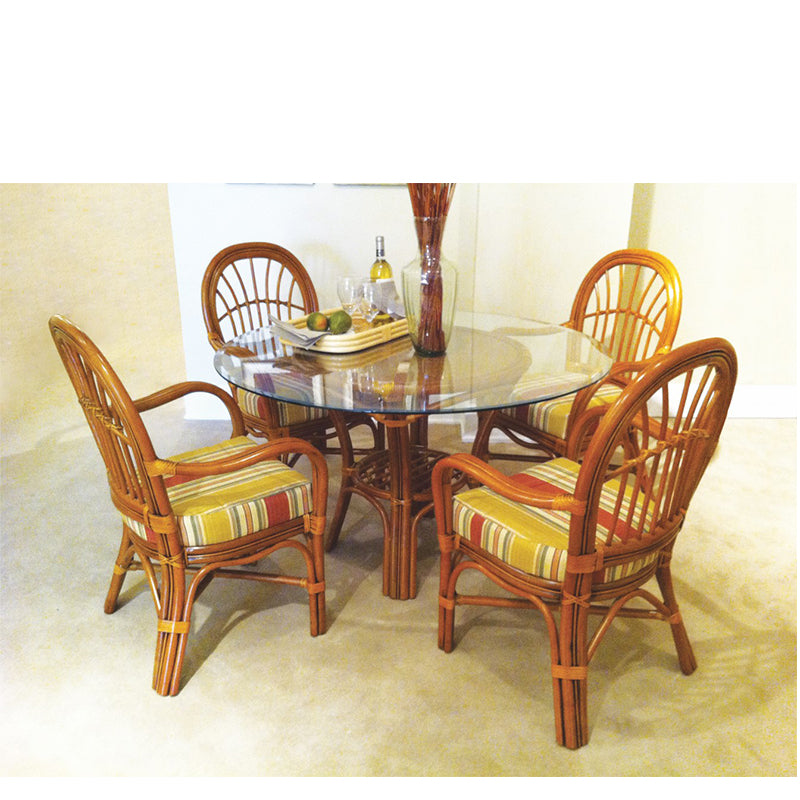 South Sea Rattan Palm Harbor Indoor Dining Set