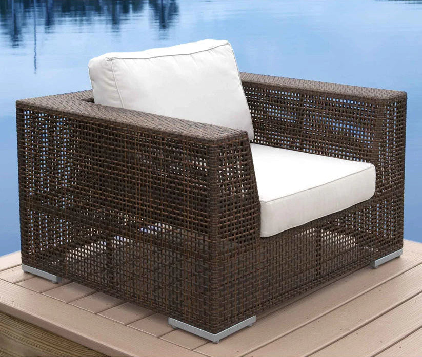 Hospitality Rattan Atlantis Wicker Outdoor Lounge Chair