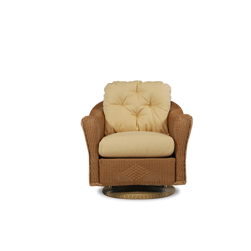 Lloyd Flanders Reflections Wicker Swivel Glider Lounge Chair