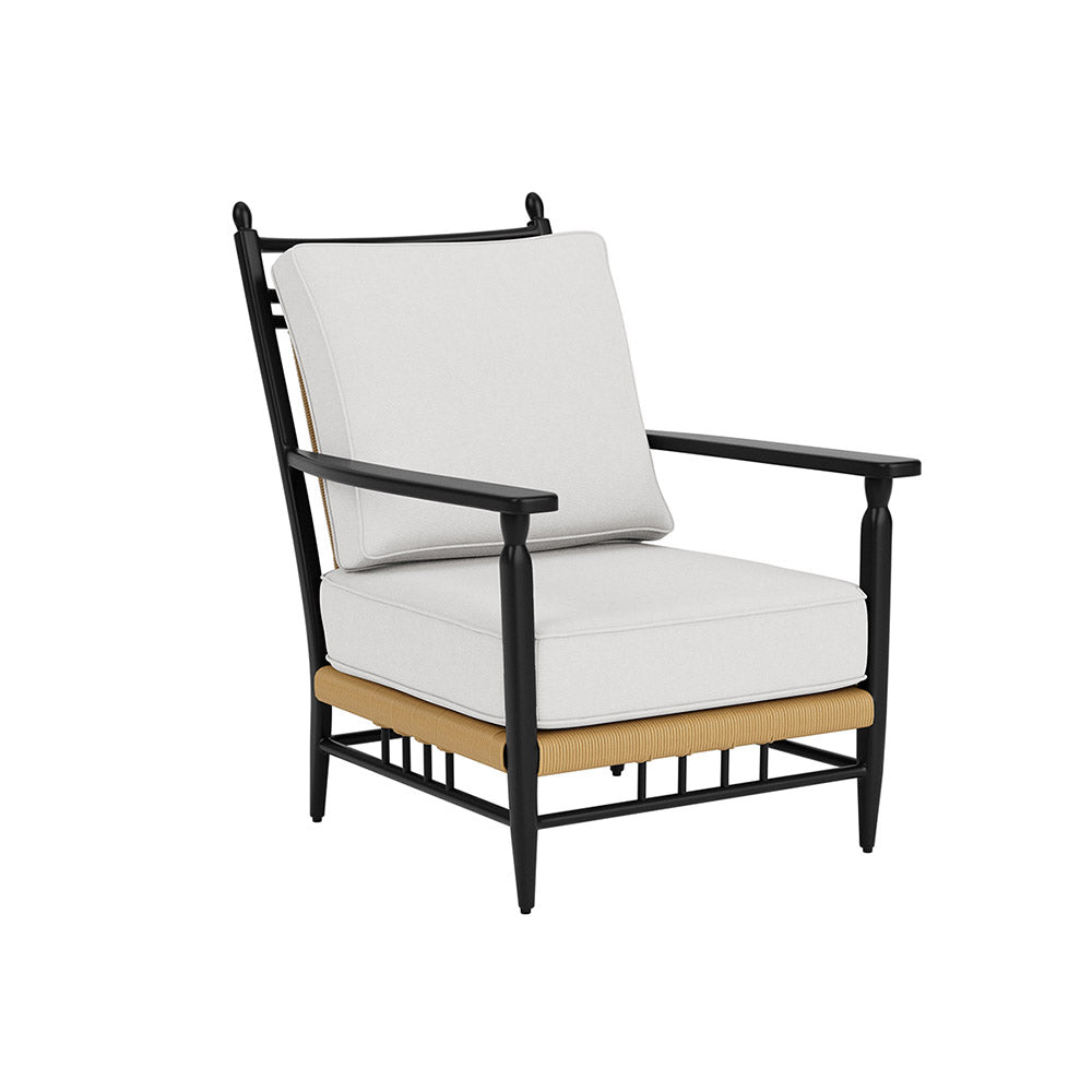Lloyd Flanders Low Country Woven Vinyl Outdoor Lounge Chair