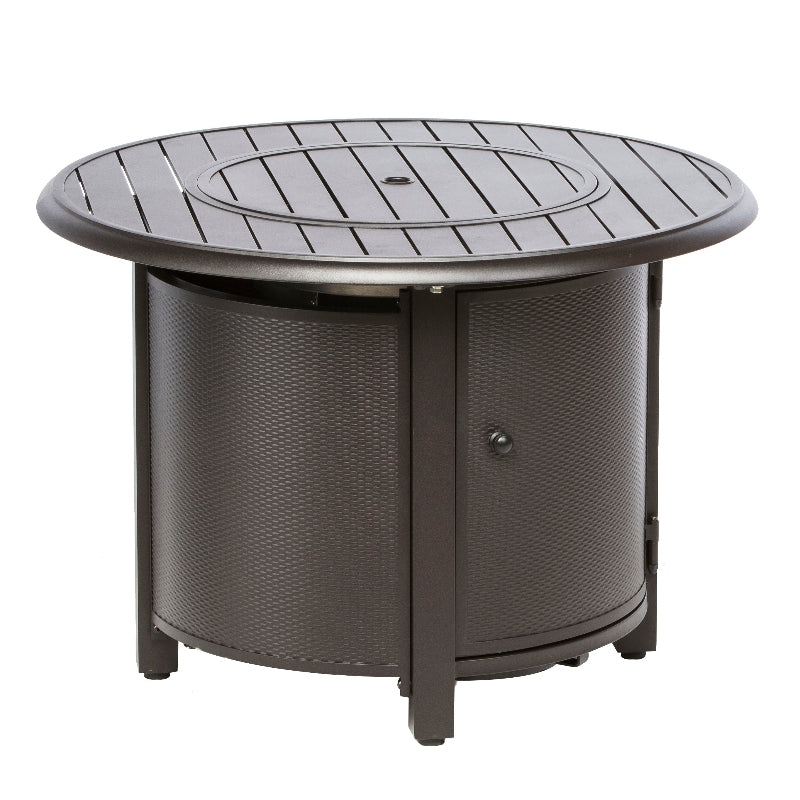 Alfresco Home Bay Ridge 36" Blacksmith Outdoor Round Fire Pit Table