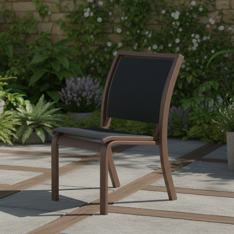 Telescope Casual Kendall Sling Stacking Armless Cafe Chair