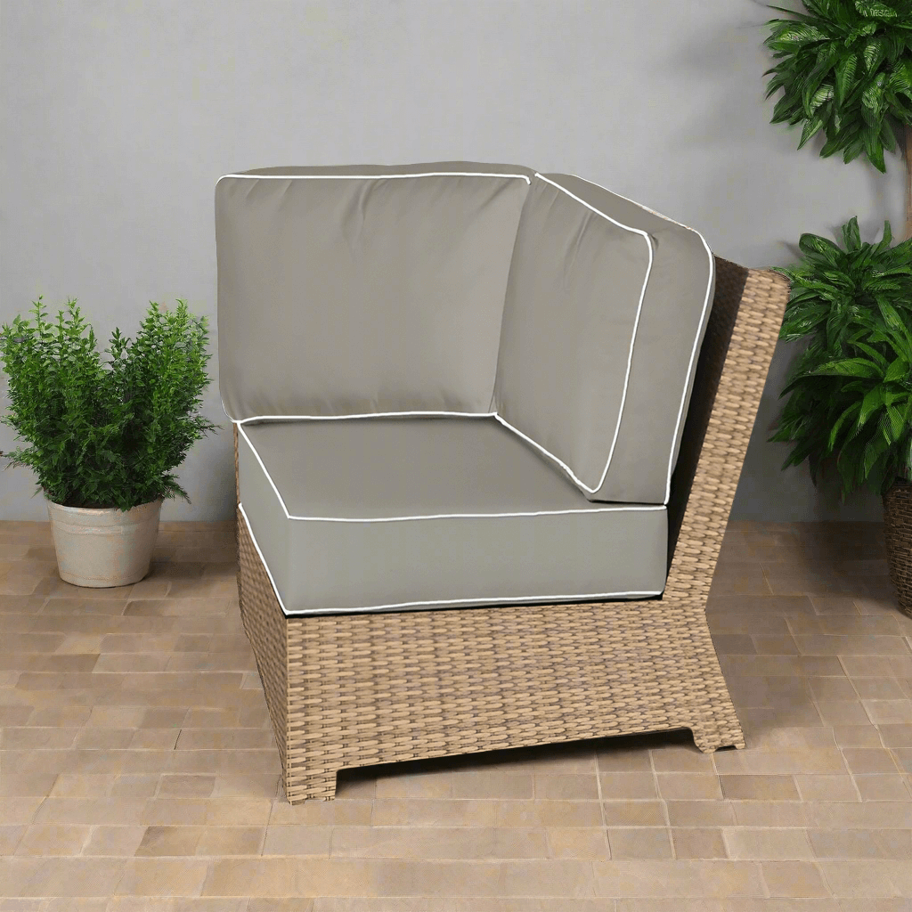 Forever Patio Barbados Wicker Sectional 90 Degree Corner Chair