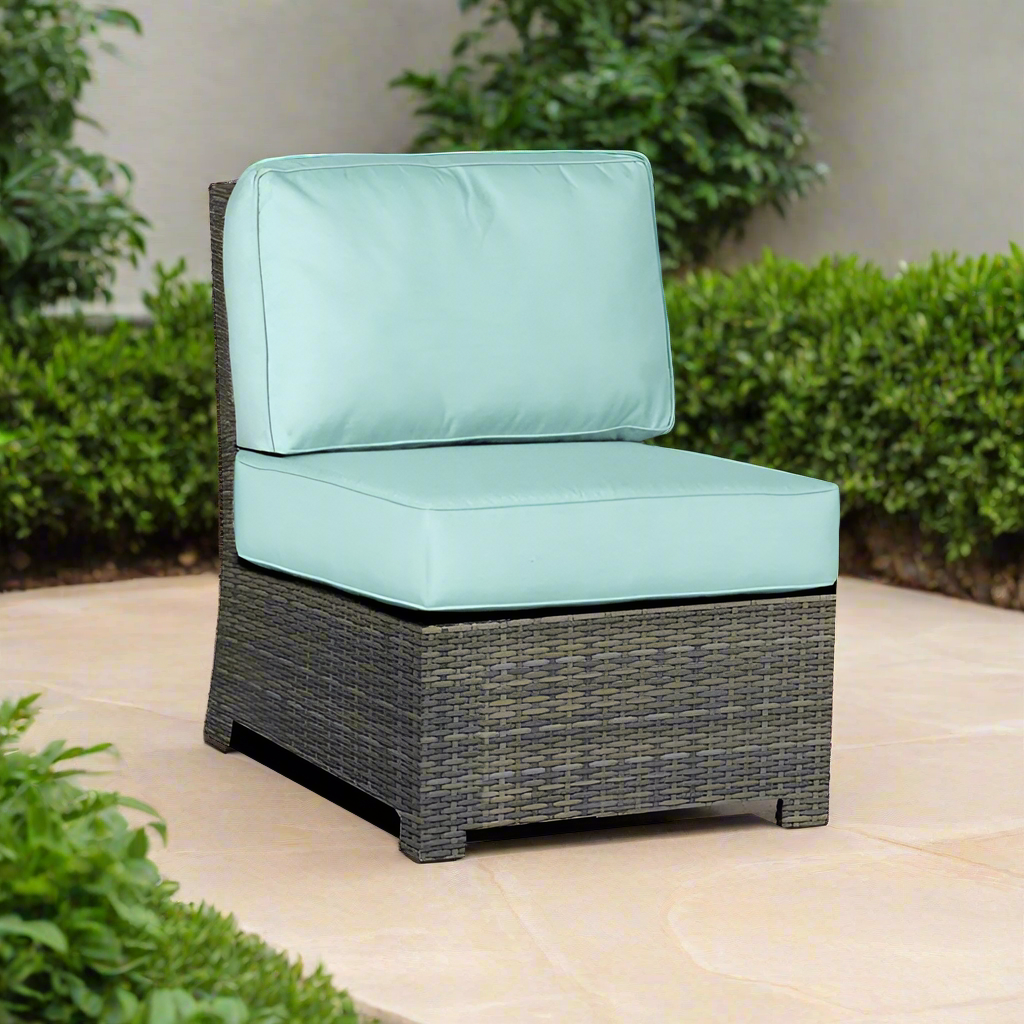 Forever Patio Barbados Wicker Sectional Middle Chair