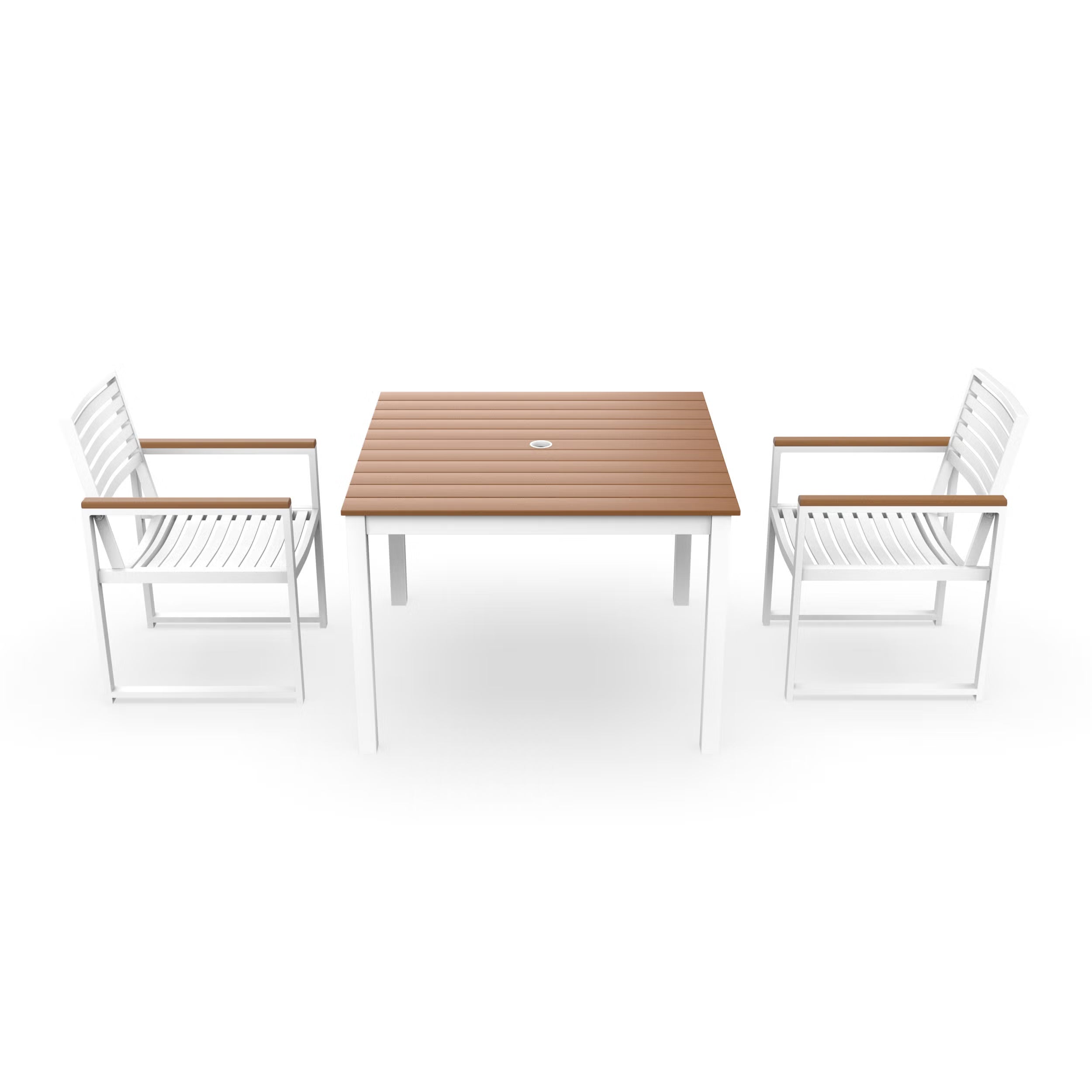 NorthCape International Brighton Aluminum Outdoor 2-Person Patio Dining Set
