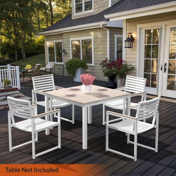 NorthCape International Brighton Aluminum Outdoor Dining Chair
