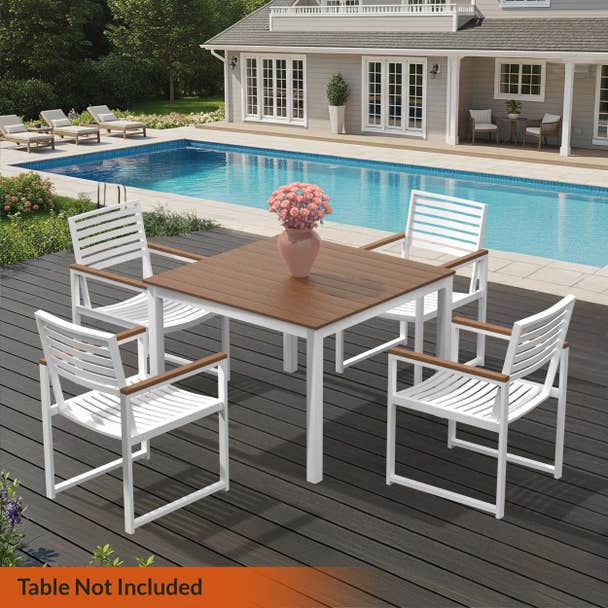NorthCape International Brighton Aluminum Outdoor Dining Chair