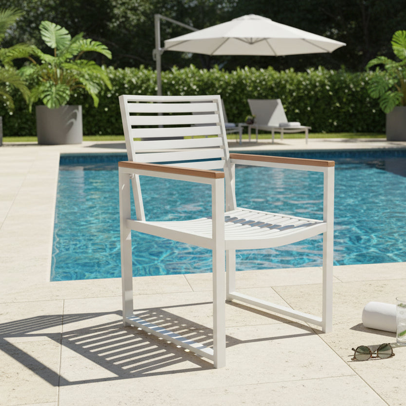 NorthCape International Brighton Aluminum Outdoor Dining Chair