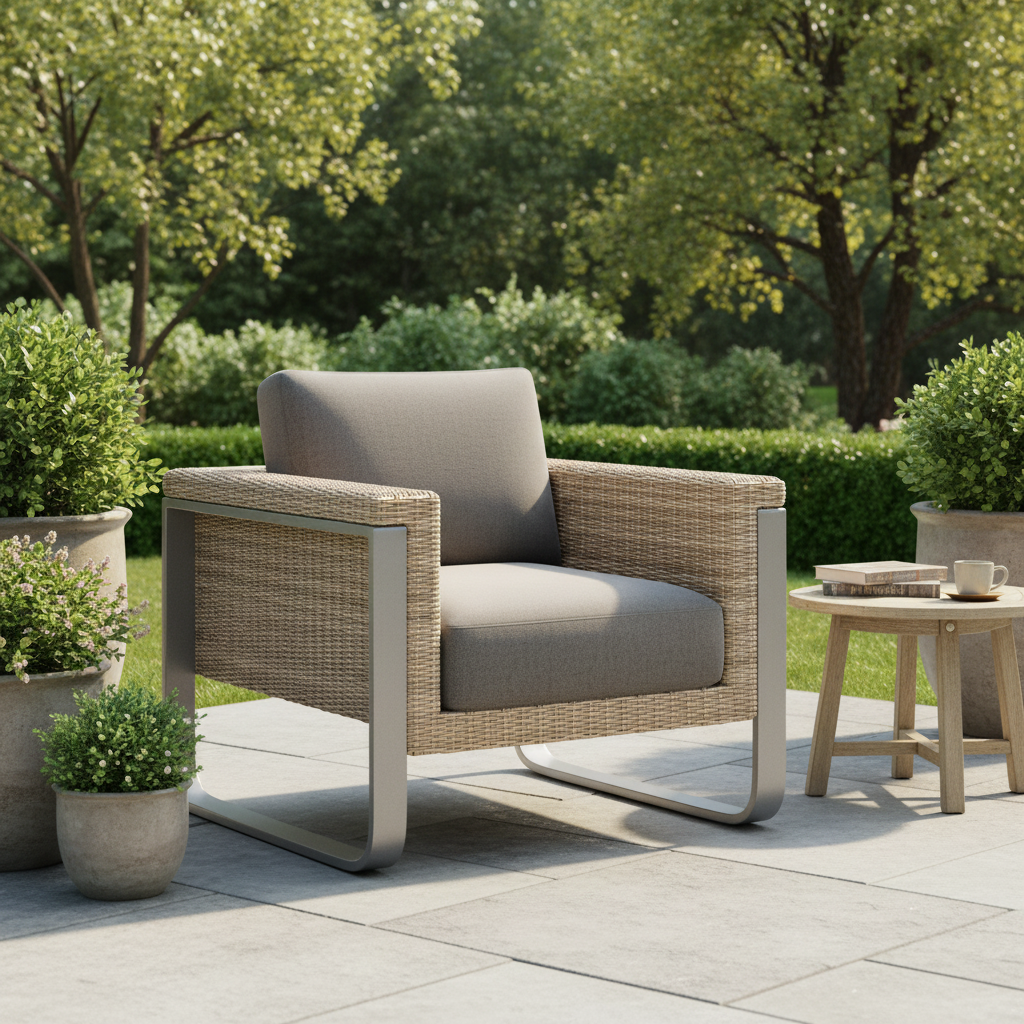 South Sea Rattan Callaway Aluminum Outdoor Chair