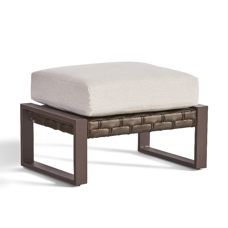 South Sea Rattan Cambridge Wicker Outdoor Ottoman