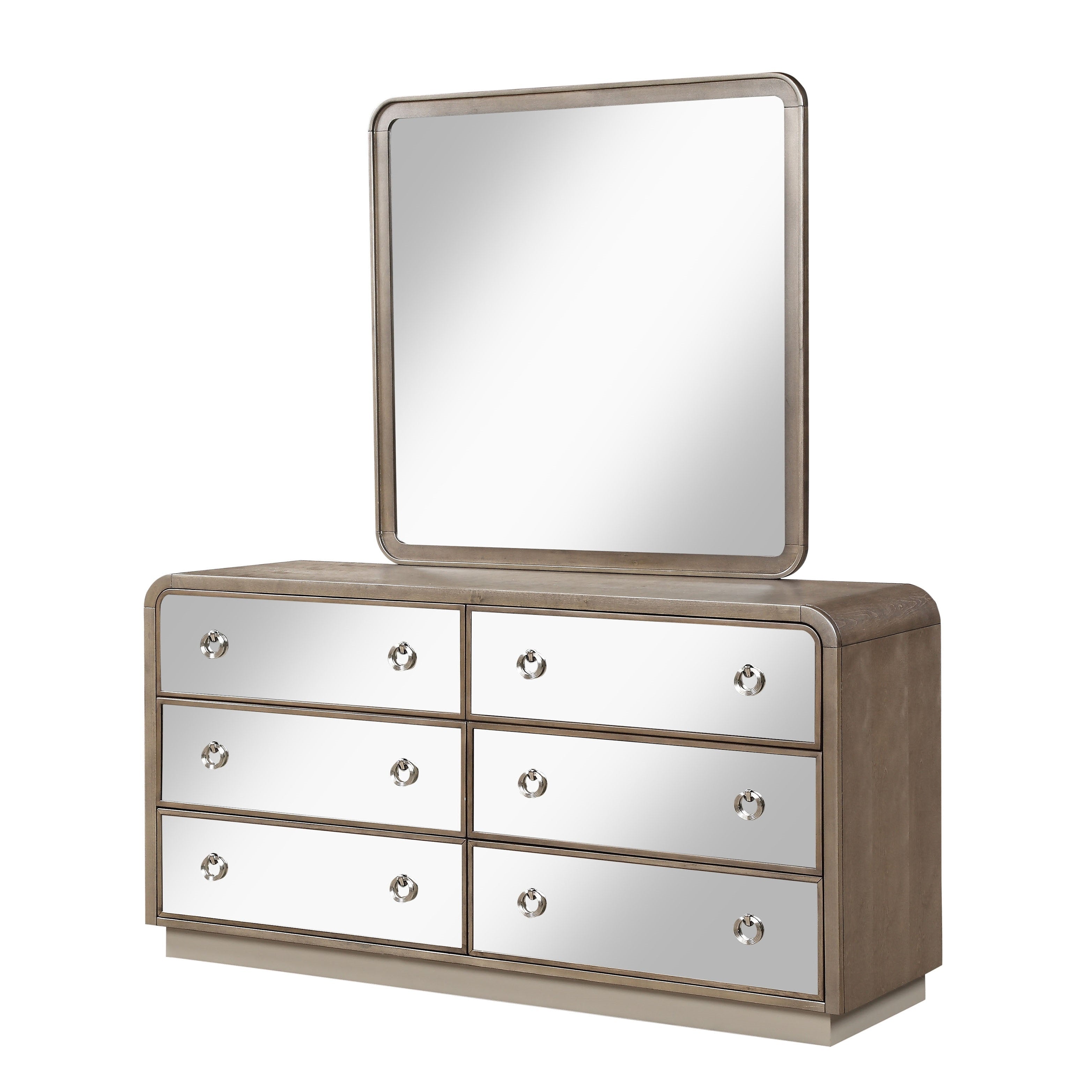 Oasis Home Cascade Wood Indoor Dresser & Mirror