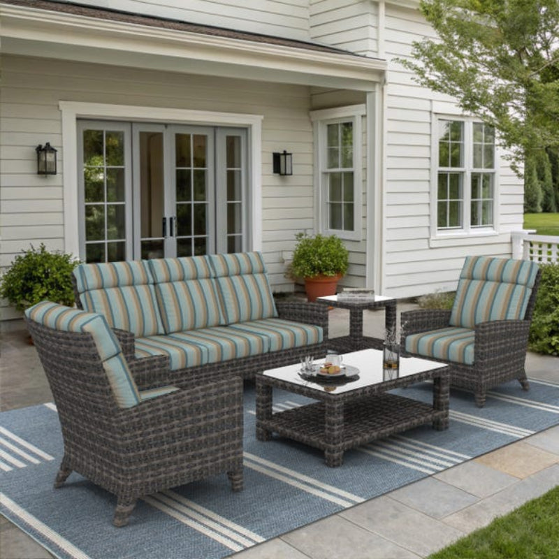 Forever Patio Cavalier Wicker Outdoor 5-Person Seating Set
