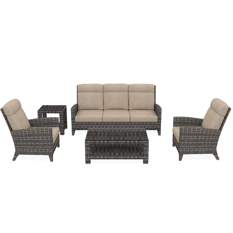 Forever Patio Cavalier Wicker Outdoor 5-Person Seating Set