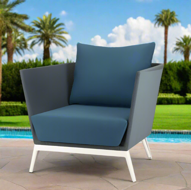 DecoScape Cosmo Aluminum Outdoor Club Chair