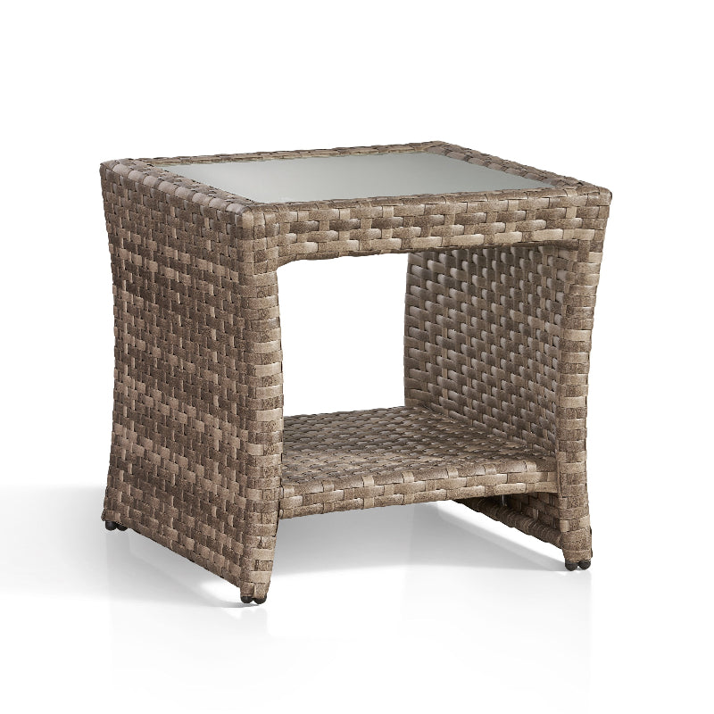 South Sea Rattan Driftwood Bay Wicker Outdoor End Table