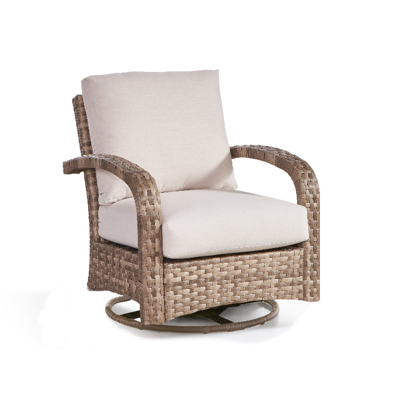 South Sea Rattan Driftwood Bay Wicker Outdoor Swivel Glider