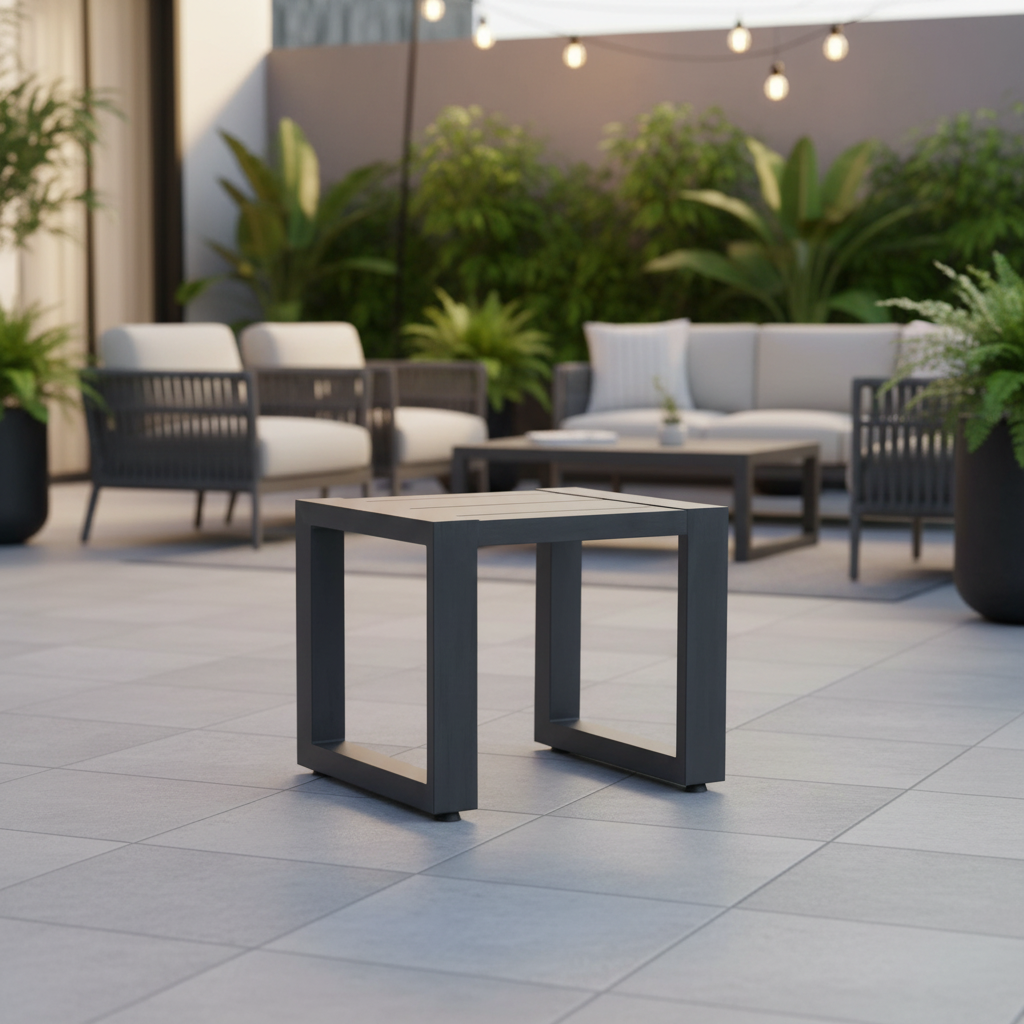 Sunset West Redondo Aluminum Outdoor End Table