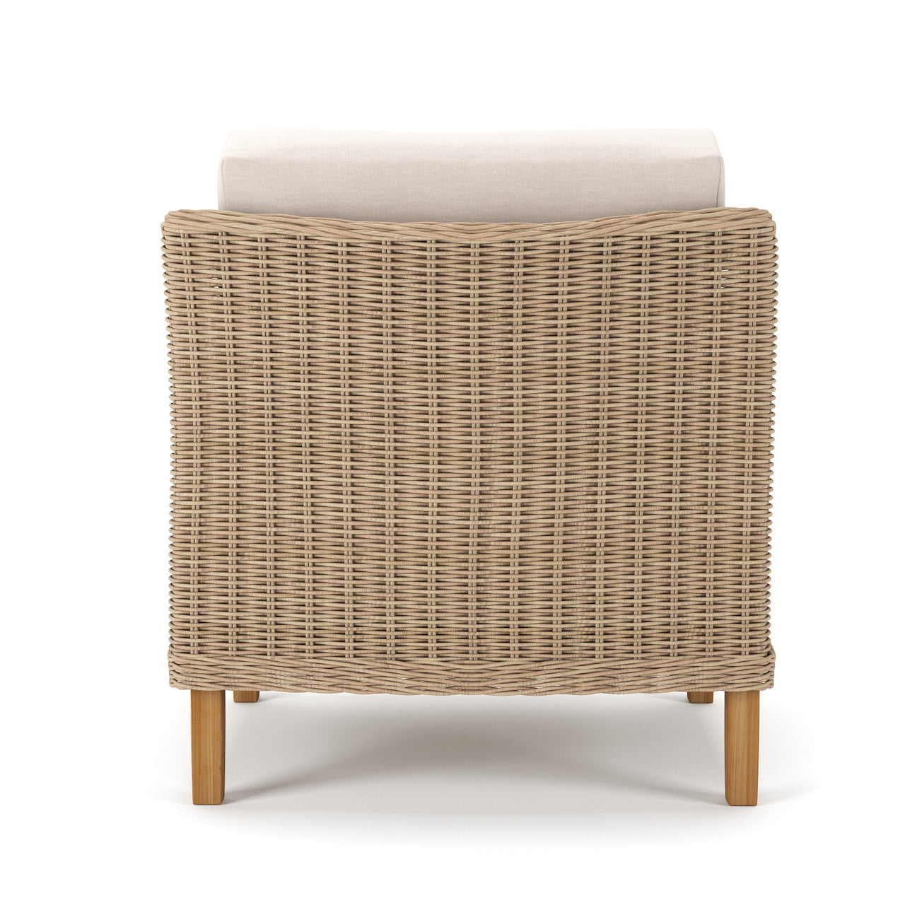 Forever wicker chair 2024 and ottoman