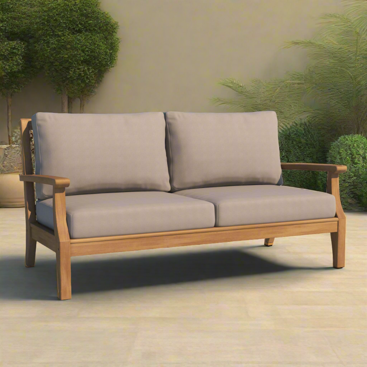 Forever Patio Miramar Plantation Teak 3 Seater Sofa