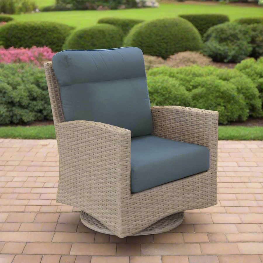 Forever Patio Cavalier Wicker Swivel Glider