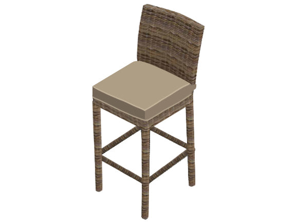 Forever Patio Universal 30' Armless Barstool by NorthCape International