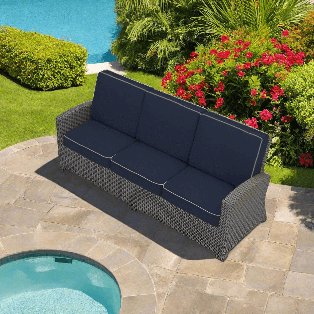 Forever Patio Barbados Wicker 3 Seater Sofa