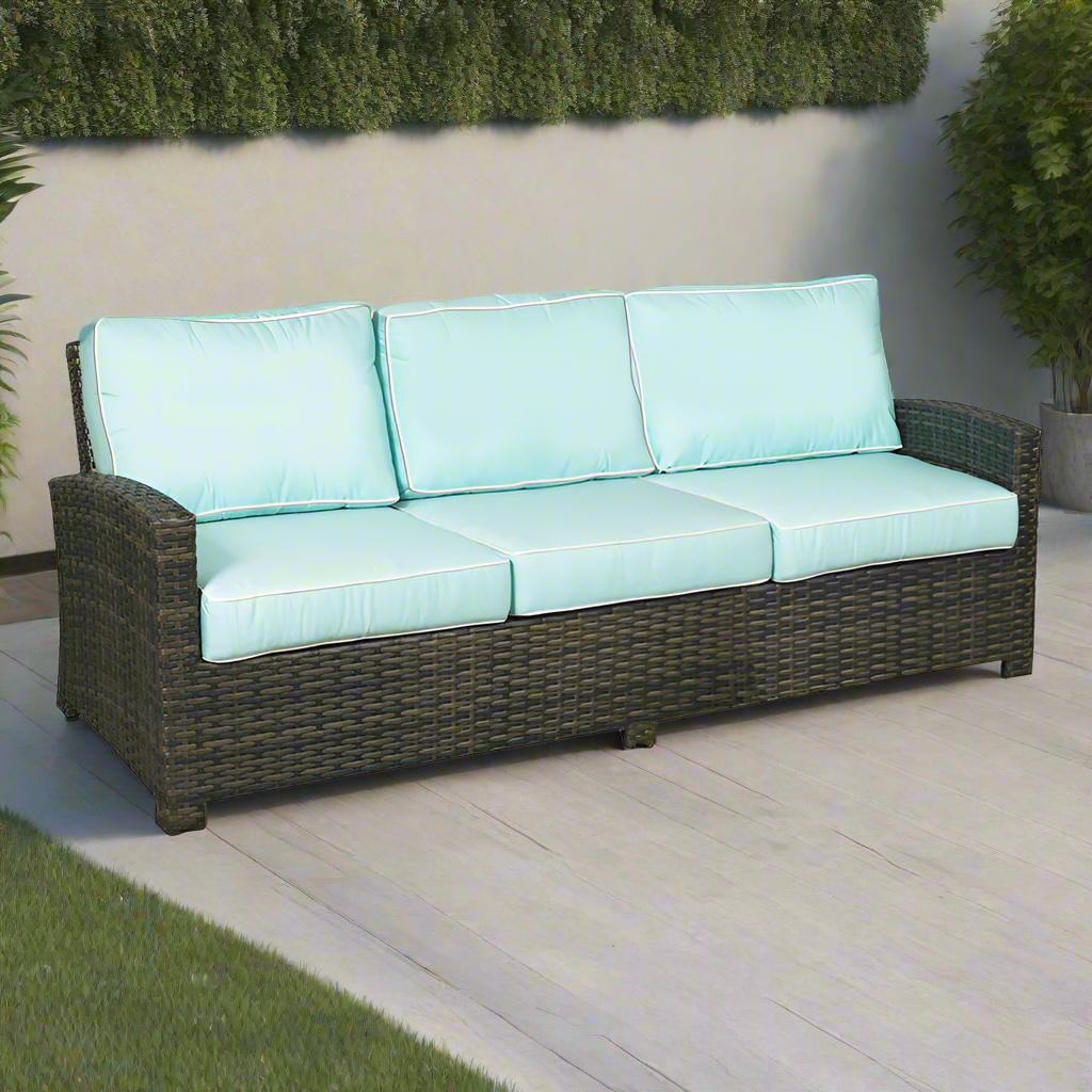 Forever Patio Brookside Wicker 3 Seater Sofa