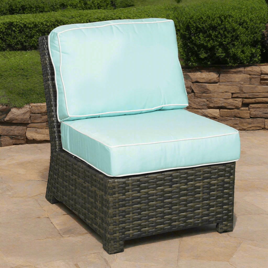 Forever Patio Brookside Wicker Sectional Middle Chair