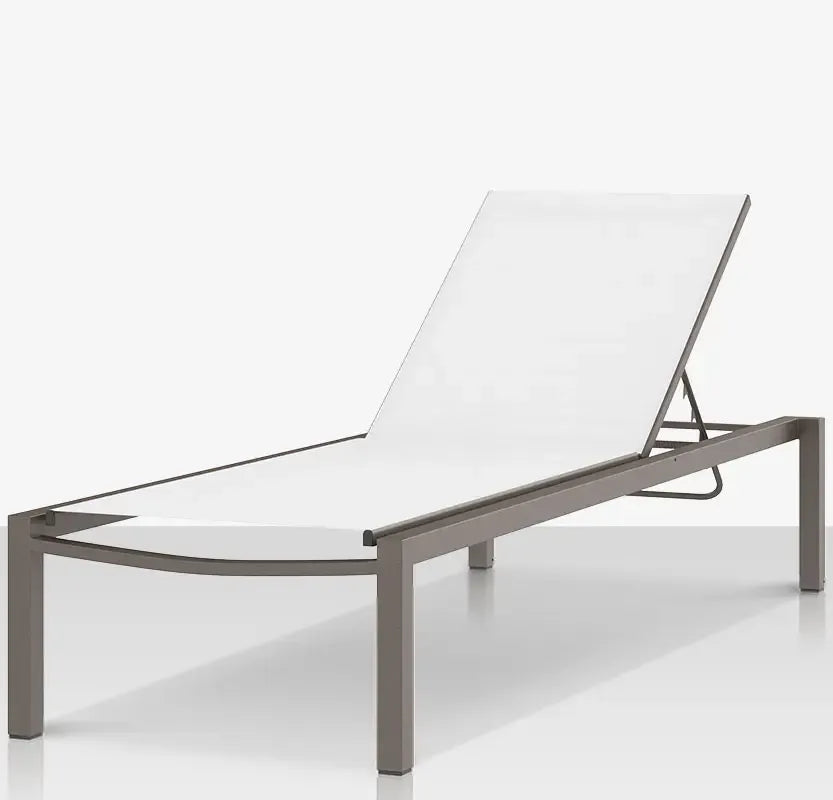 DecoScape Fusion Aluminum Sling Outdoor Armless Chaise