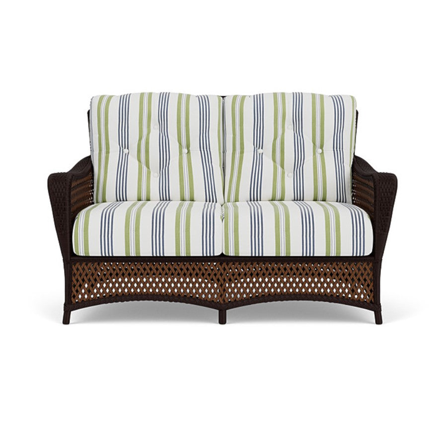 Lloyd Flanders Grand Traverse Wicker Glider Loveseat