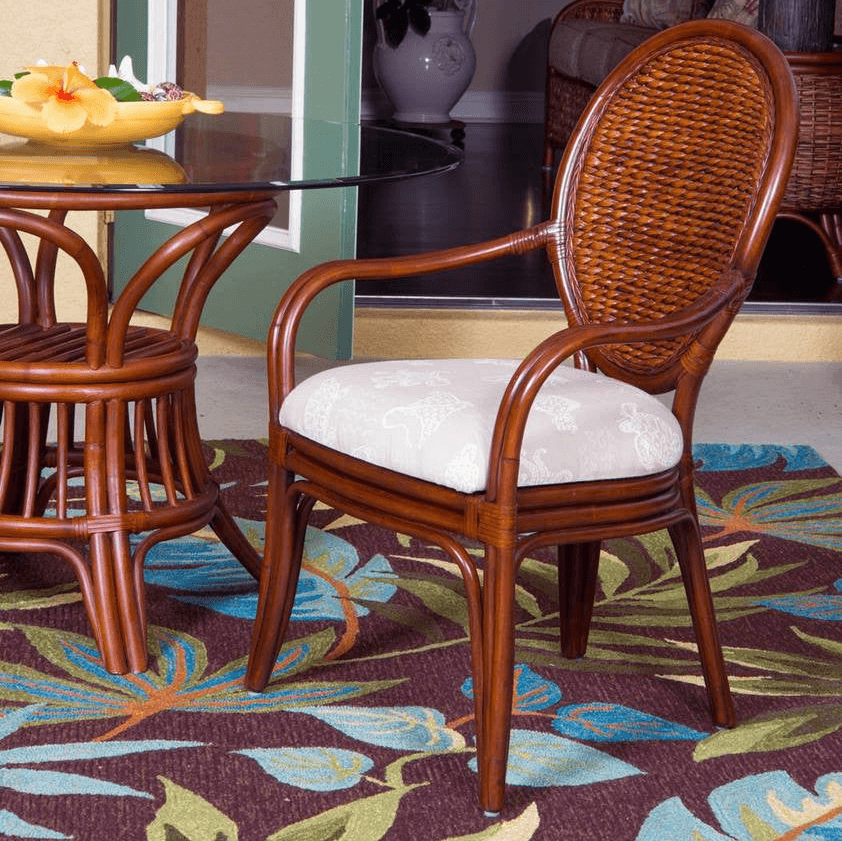Alexander & Sheridan Havana Rattan Indoor Dining Arm Chair Image