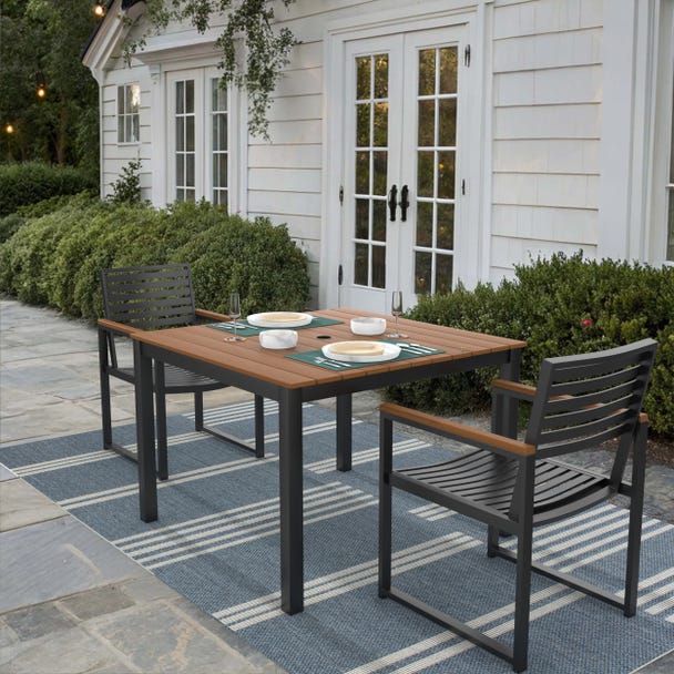 Forever Patio Hanover Aluminum Outdoor 2-Person Patio Dining Set